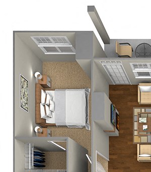 3 bed/2Bath (1696 sf) FloorPlan 3 bed/2Bath (1696 sf) FloorPlan at Cedar Place Apartments, Wisconsin